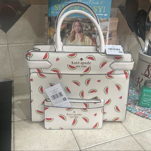 kate spade Handbags - Kate Spade Watermelon Handbag and Wallet NWT